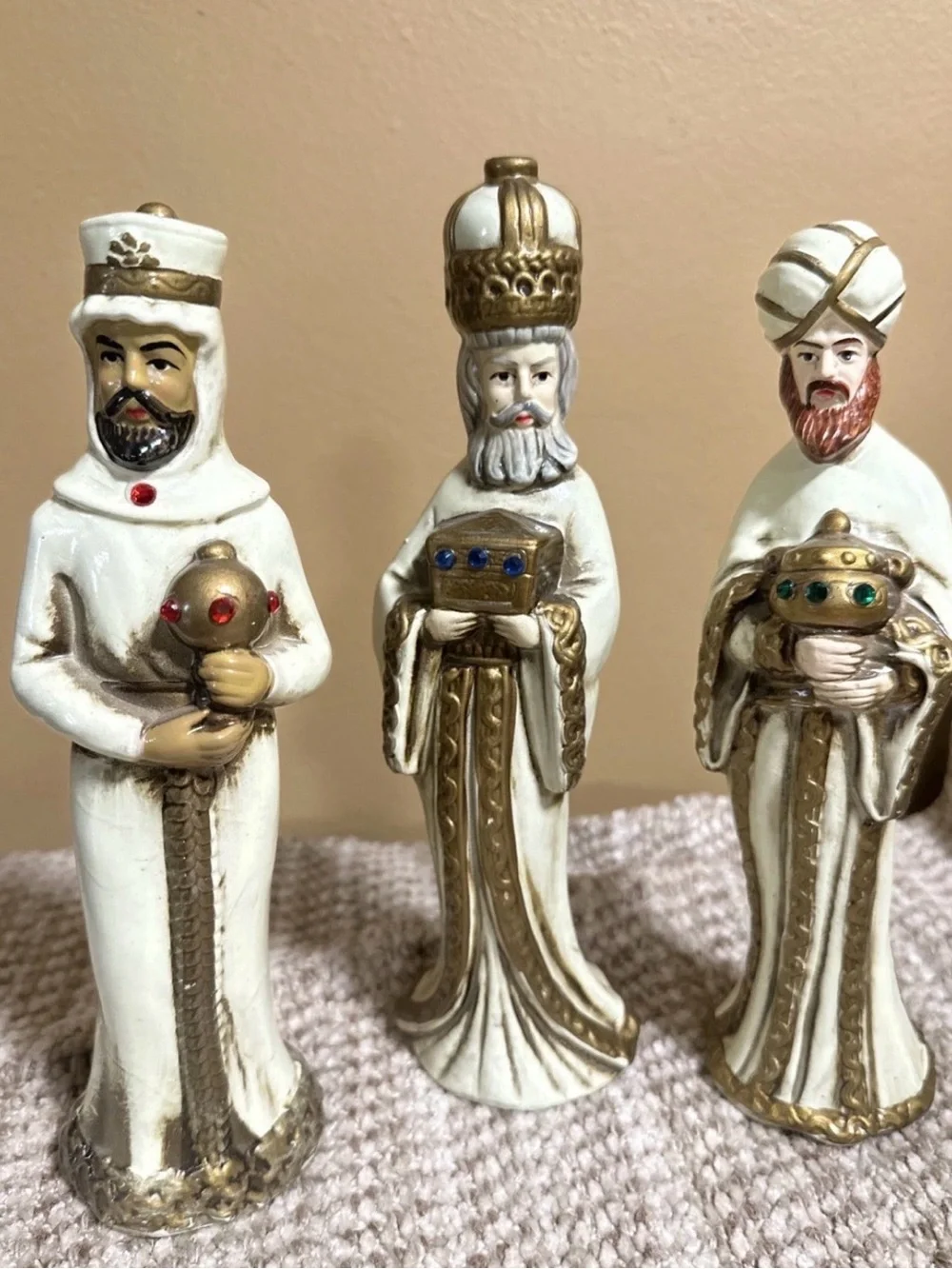 3 Vintage 1960’s Wise Men/ Magi Made in Japan